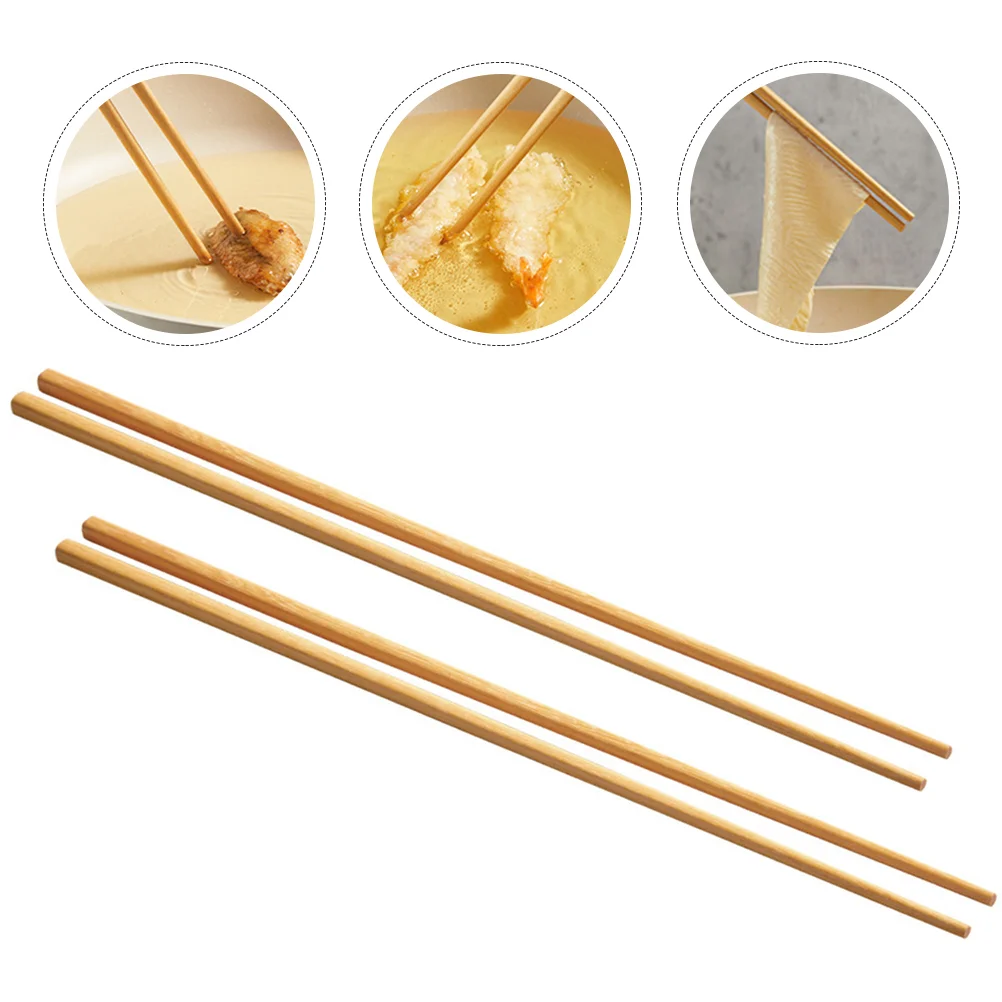 

Chopsticks Chinese Cooking Woodenfrying Reusable Extended Hot Pot Noodle