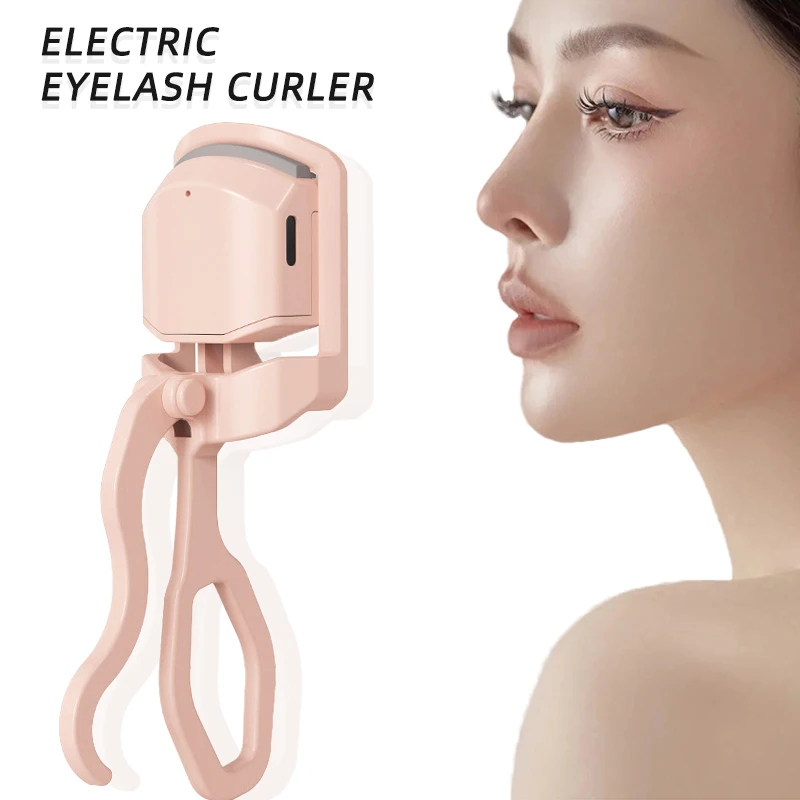 

Mink Eyelash Curler Clip Eye Lashes Curling Portable Long Lasting Electric Heated Comb Lash Makeup Tool Accessories Maquiagem