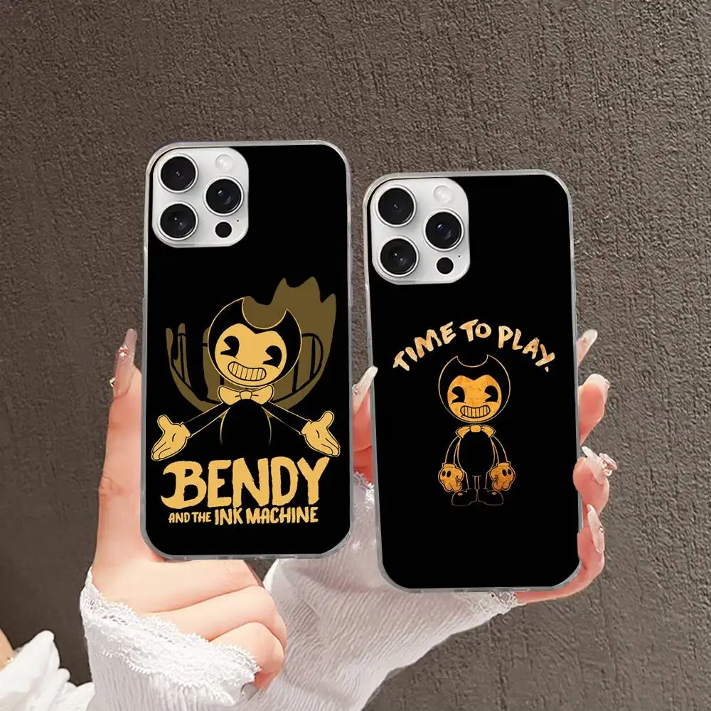 Классический чехол для телефона B-Bendy And The I-Ink M-Machine для iPhone 17 16 15 14 13 12 11 Plus Pro Max, сатиновый, глянцевый (art.: 3920db53c2bb1) - 3920db53c2bb1