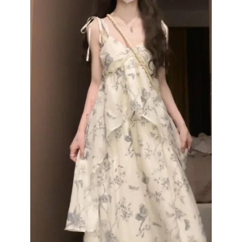 Вязаная укороченная рубашка с защитой от солнца и платье-майка во французском