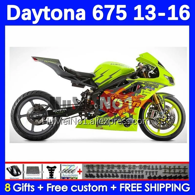 

Body Kit For Daytona 675 Daytona-675 13 14 15 16 Bodywork 195No.47 Light Green Daytona675 2013 2014 2015 2016 OEM Full Fairing