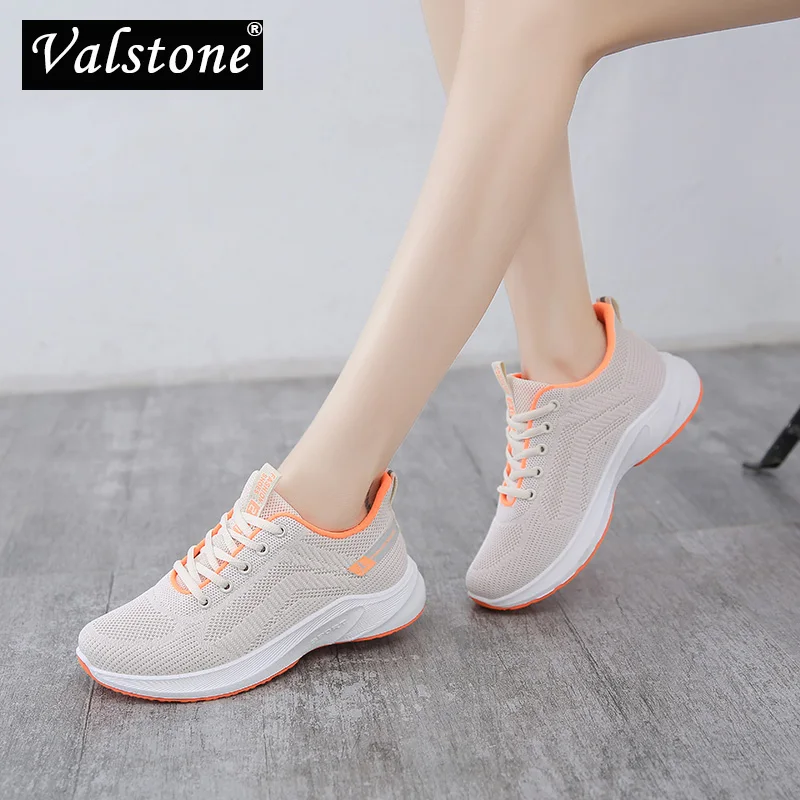 

Valstone Summer Breathable Women Sneakers Soft Comfort Wear-resisting Walking Shoes Outdoor Lightweight Footwear 2022 New Trend