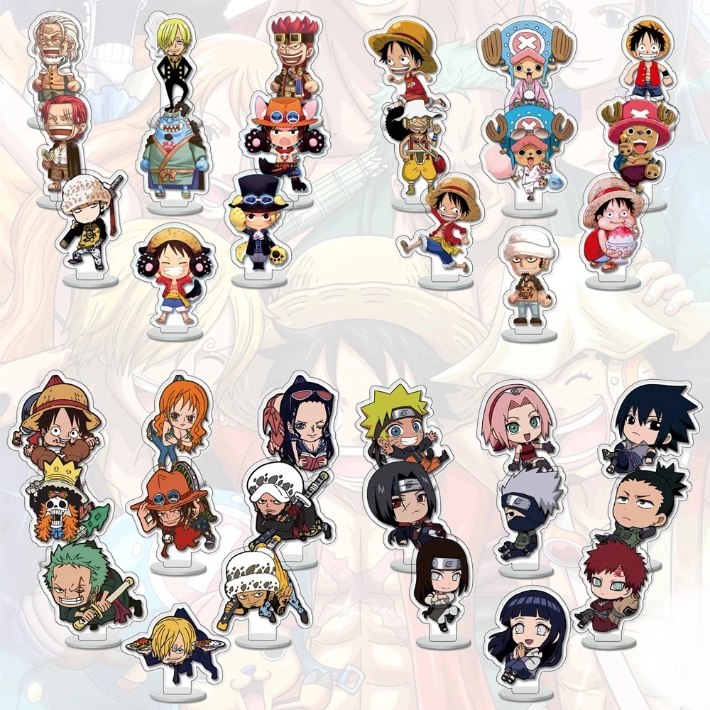 

Anime Series Acrylic Stand Model Akatsuki Luffy Zoro Genshin Impact Demon Slayer Figure Decoration Action Plate Toys
