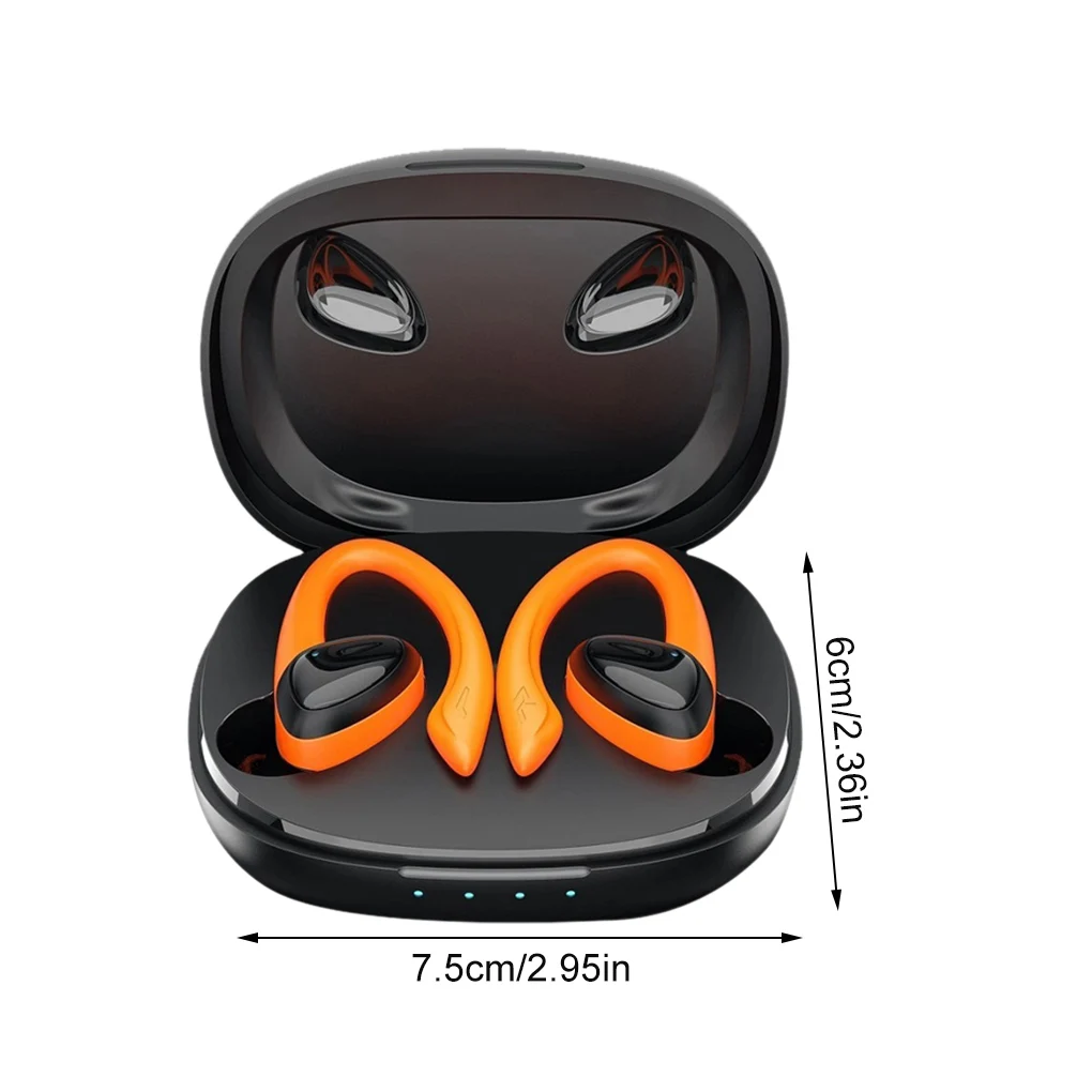 Беспроводные наушники-крючки V5.1 IPX5 зеленый