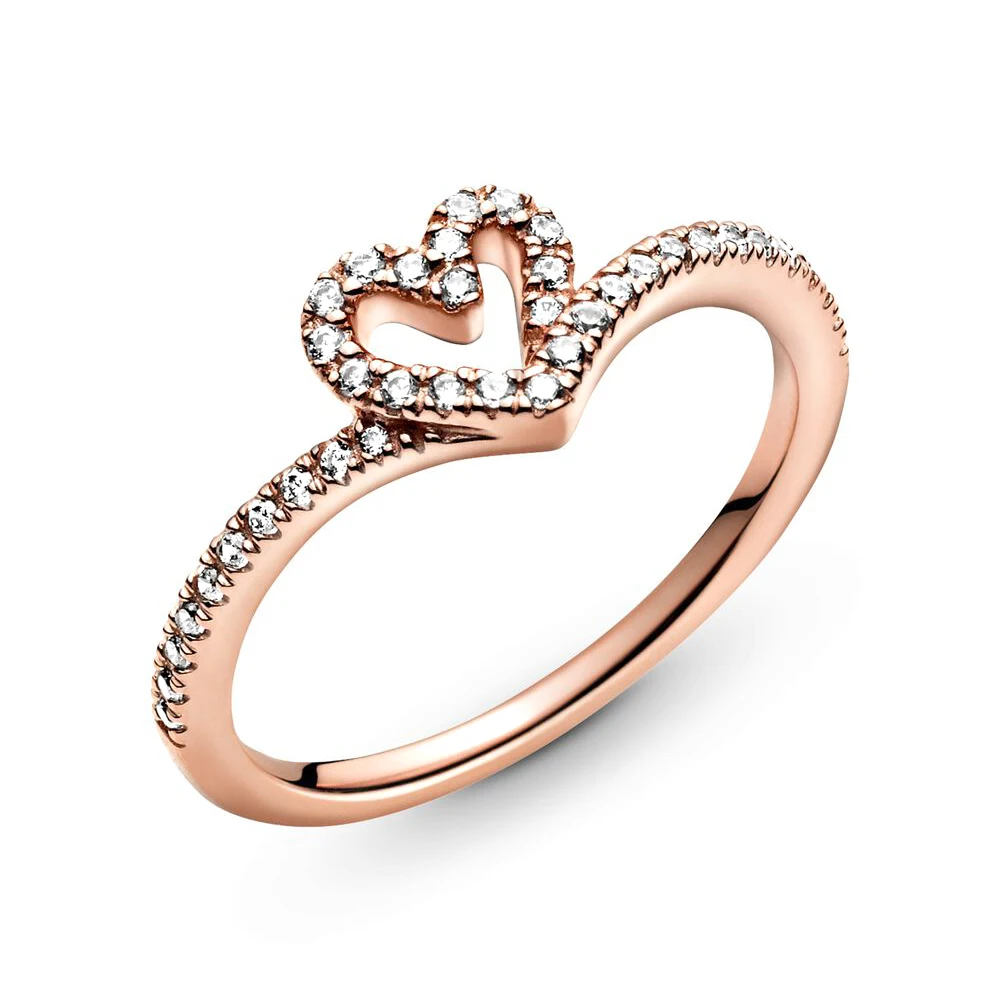 Pandora-Bague en argent regardé 925 avec sac grill pour femme, bijoux élégants, amour, triangle, coeur, chimnoble, original, Rotterdam, cadeau 2