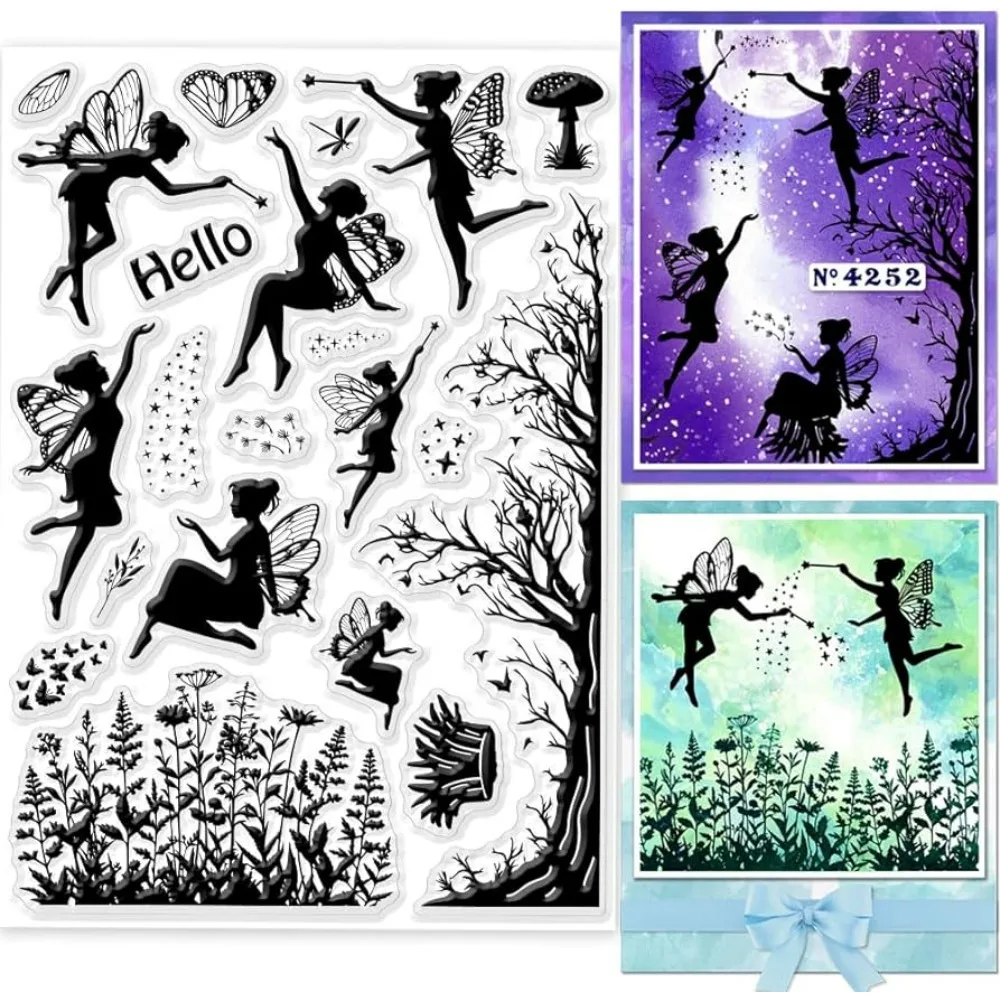 Прозрачный силиконовый штамп для скрапбукинга, цвета и размеры в ...