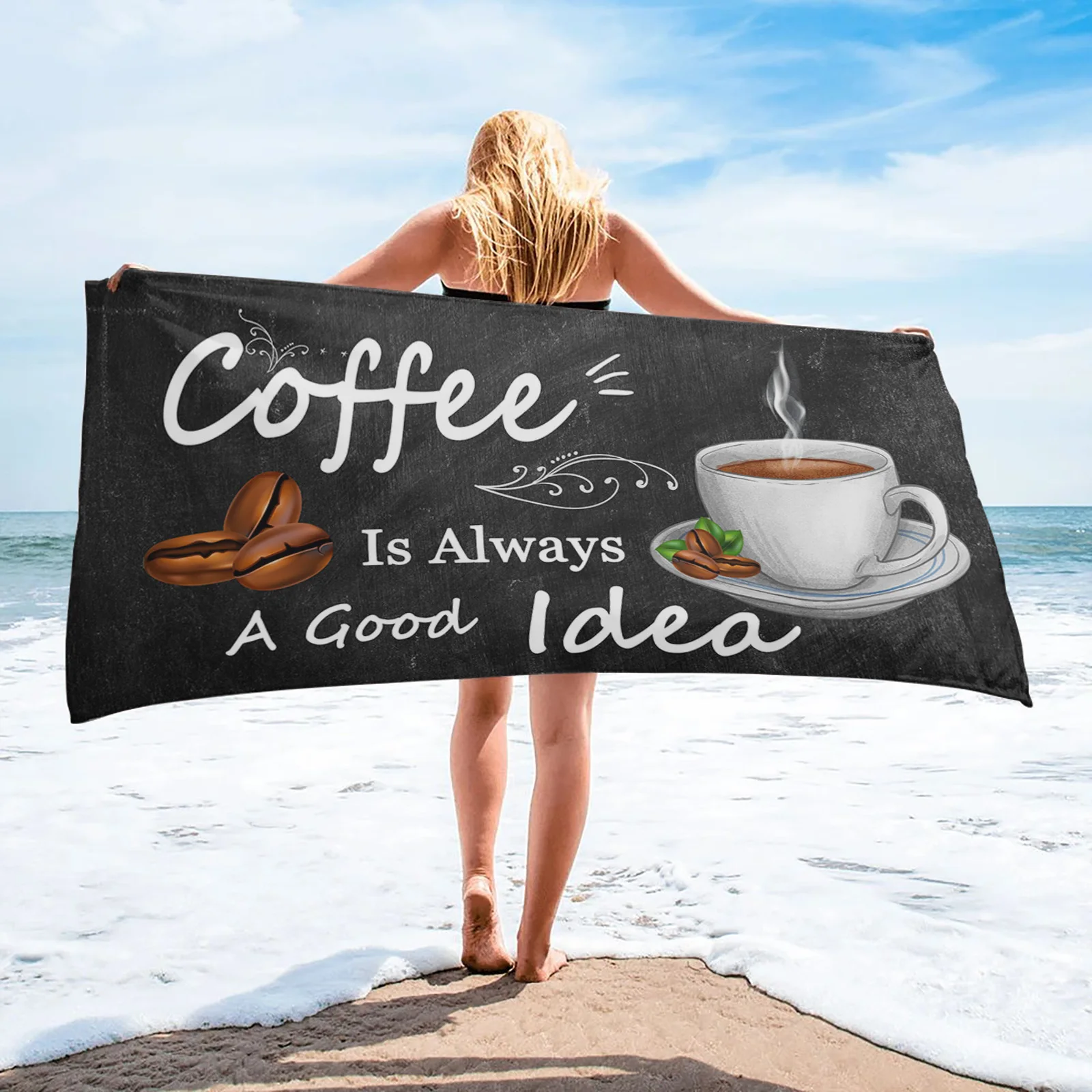 

Быстросохнущее банное полотенце из микрофибры в стиле ретро