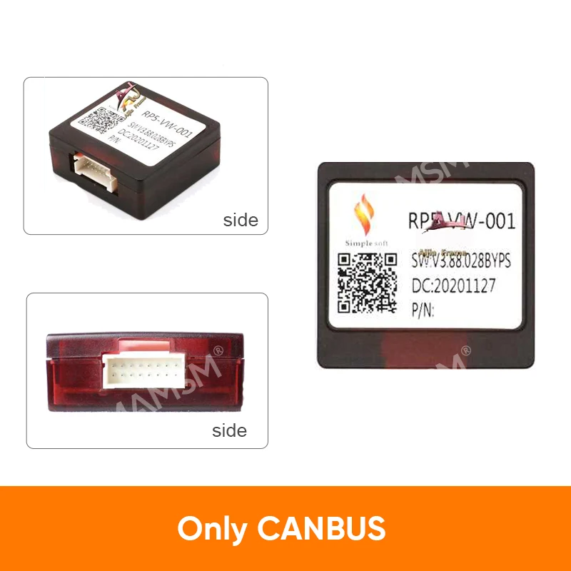 

Автомобильный радиоприемник MAMSM Canbus Box для VW Golf Jetta Passat Polo Touran Tiguan Sharan Amarok Bora Skoda, адаптер декодера сиденья RP5-VW-001