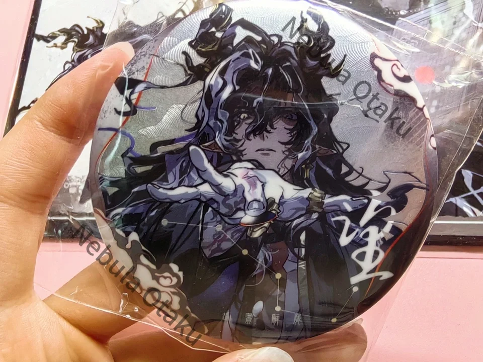 Фото Фотокарточка Arknights Wang Double Flash Badge для моментальной камеры, цветная бумага, косплей, изысканный сувенир, подарки для коллег, аниме №4