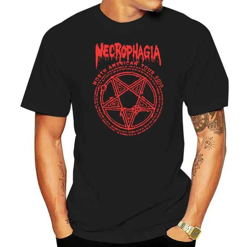 

Necrophagia Occult Necro Tour Shirt S M L XL Official T-Shirt Death Metal Tshirt