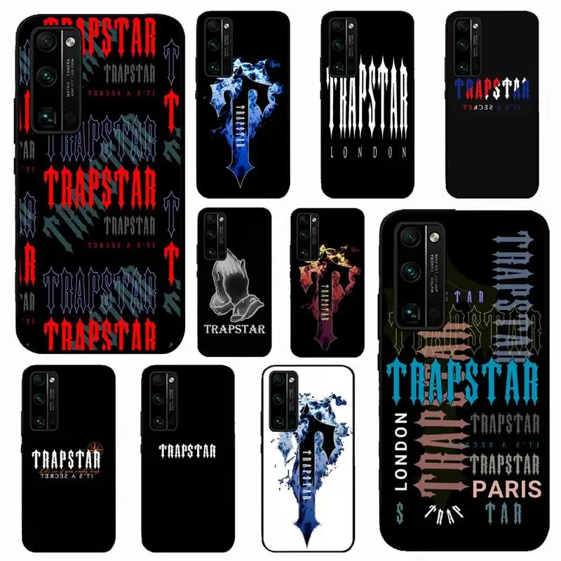 

Fashion luxury T-Trapstar Logo Phone Case For Huawei Honor 10 lite 9 20 7A pro 9X pro 30 pro 50 pro 60 pro 70 pro plus