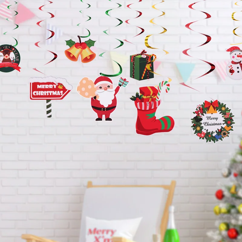 

Decorations 16pcs Christmas Spiral Ornament