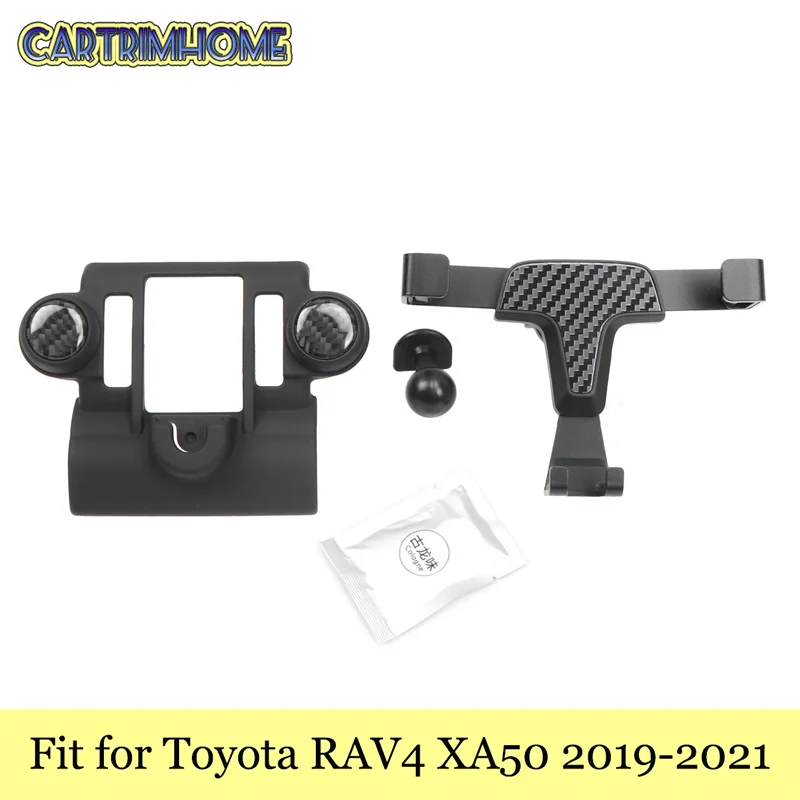 

Автомобильные товары, подходят для Toyota RAV4 XA50 2019-2021, аксессуары, Гравитационный держатель для телефона, крепление на вентиляционное отверсти...
