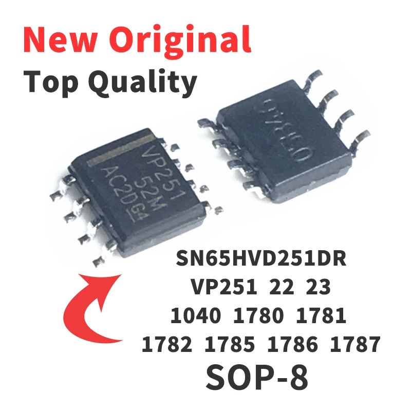 1 шт. SN65HVD251DR VP251 SN65HVD22DR SN65HVD23 SN65HVD1040 SN65HVD1780 SN65HVD1781 SN65HVD1782 SN65HVD 1785 1786 DR SOP8