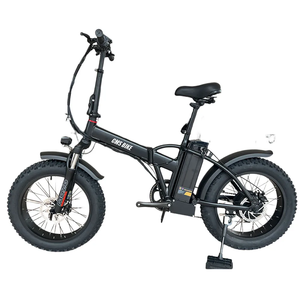 

20 Inch Mini Snow Electric Bicycle Lithium Battery 48V500W Folding Variable Speed Aluminum Alloy Fat Tire Electric Vehicle