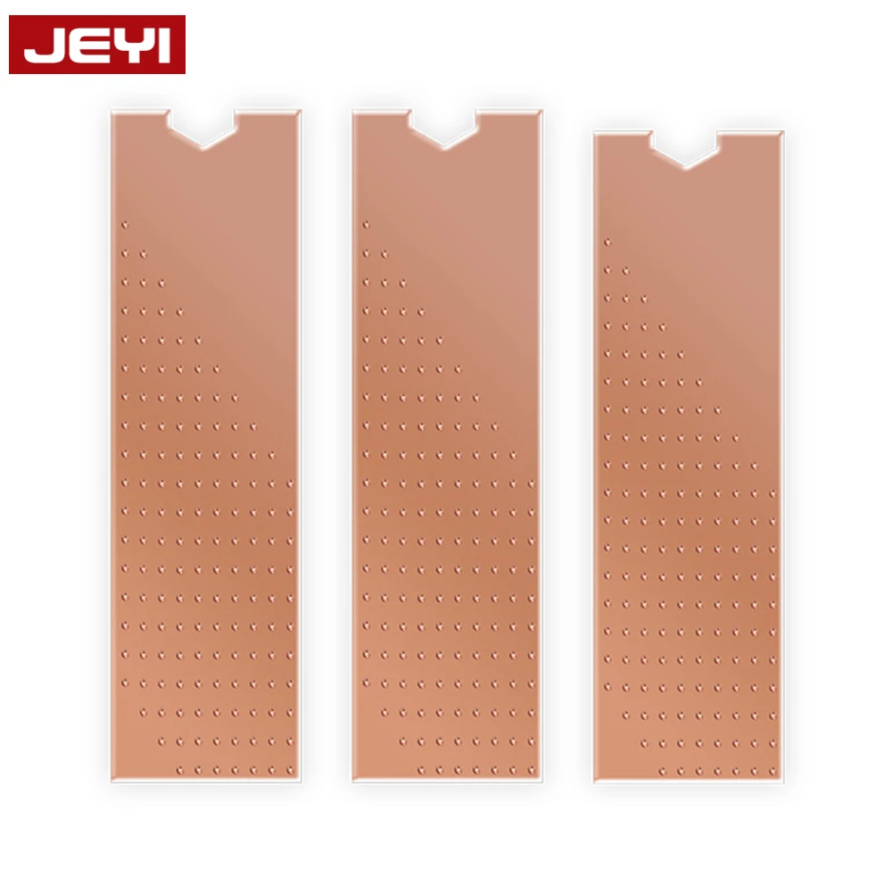 

JEYI Cooling Copper Sheet M.2 SSD Heatsink NVME Heat Sink M.2 2280 Thermal Conductivity Wafer Cooling Fan Cooler