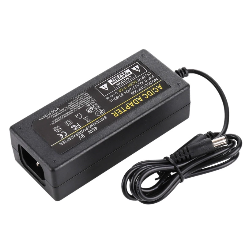 

9V 5A Power Supply Universal AC DC Adapter Adaptor 9 Volt 9V5A Adaptador Converter For Sound Loudspeaker Box POS Monitor