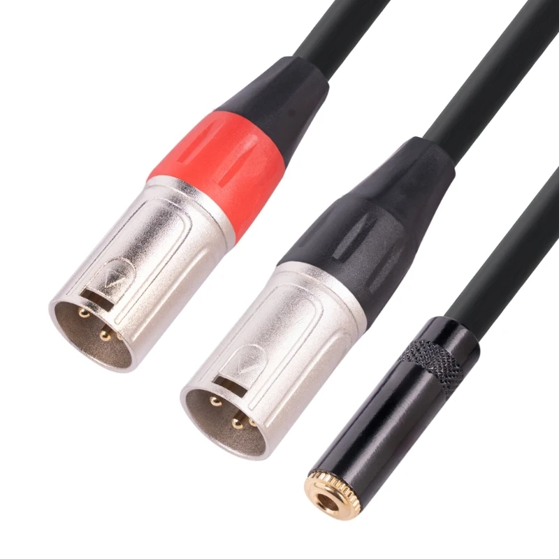 

Dual XLR Female to 3.5mm TRS Stereo Cable,1/8 inch Mini Jack to 2 XLR Female Y-Splitter Stereo Microphone Cable Drop Shipping