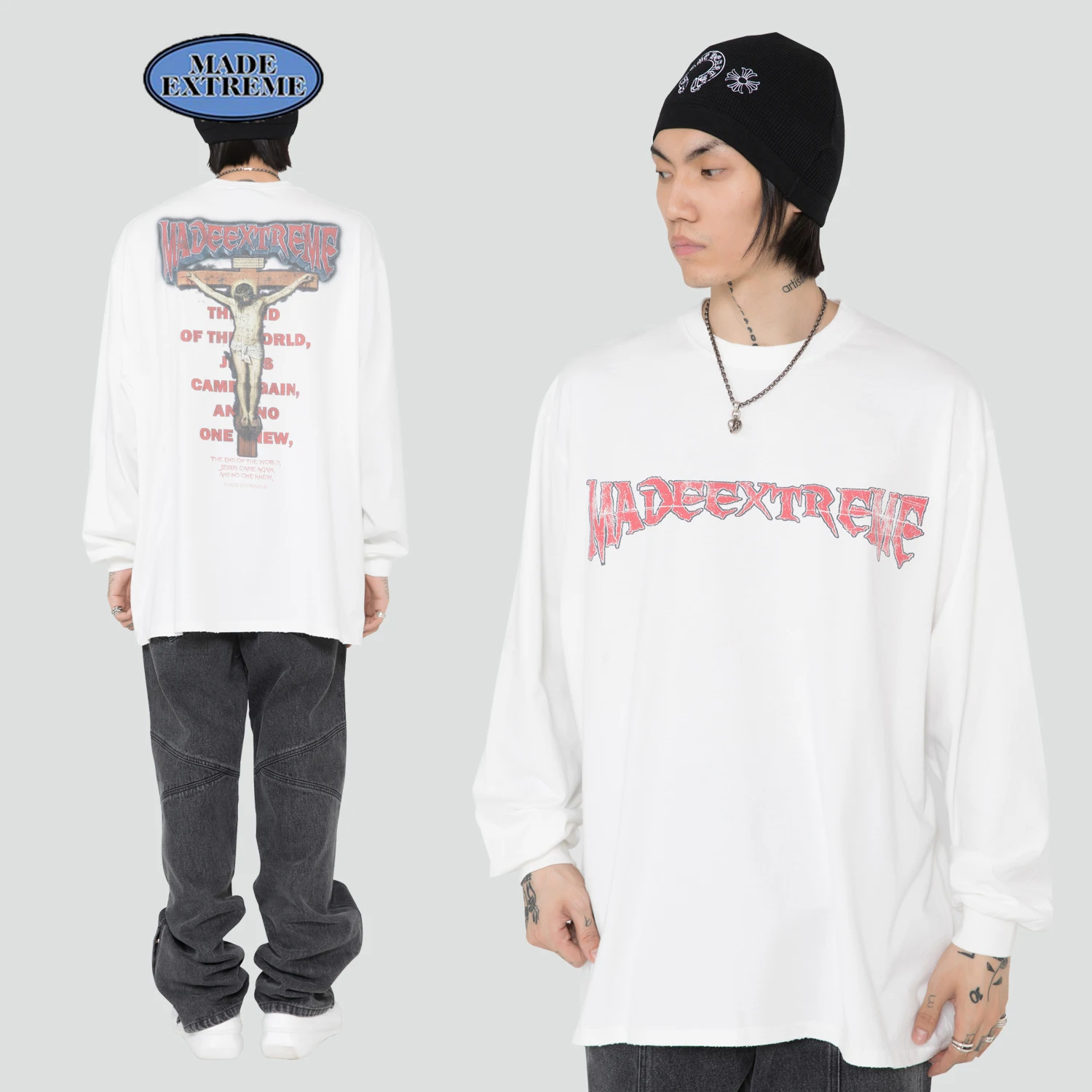 

Сделанные футболки с изображением экстремального изображения Иисуса и надписью «вареные», женская футболка в стиле ретро, мужские футболк...