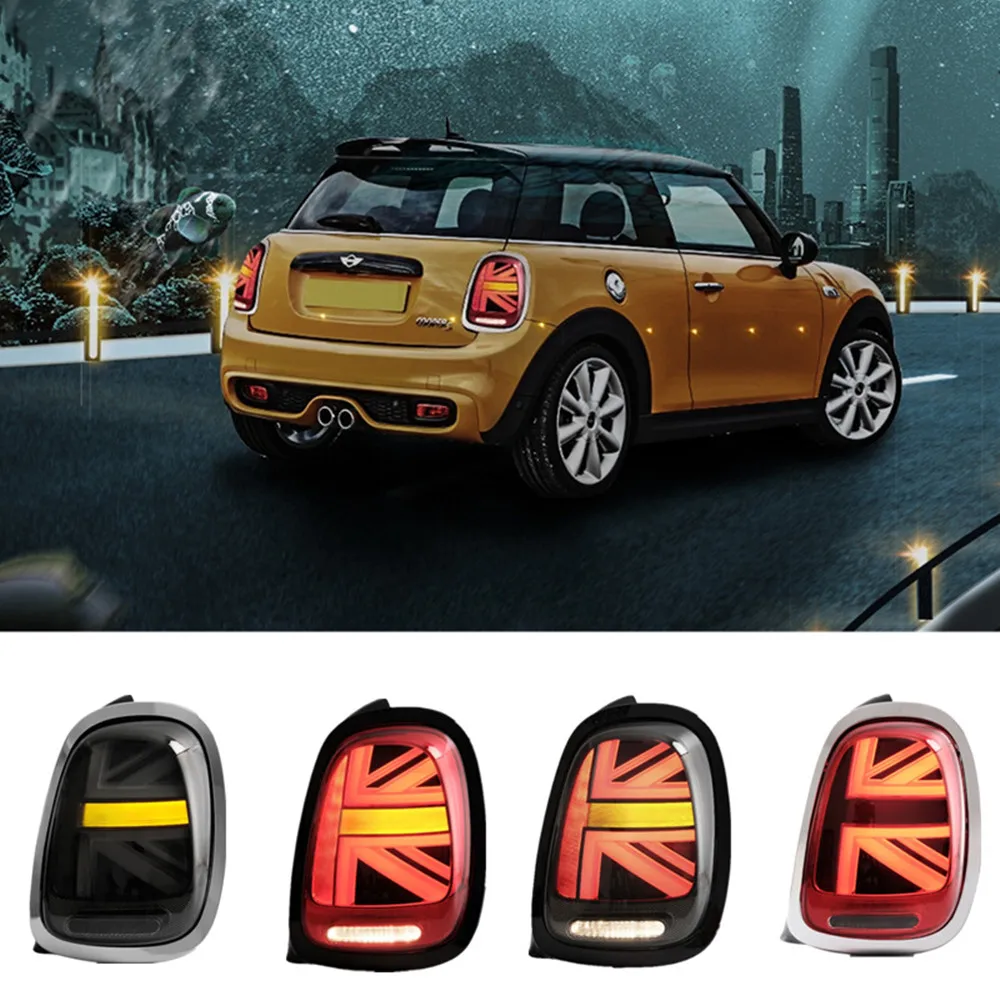 

2pc Led Rear Lights For BMW Mini Cooper F55 F56 F57 Tail Light 2014 2015 2016 2017 2018 Back Brake Reverse Taillights Assembly