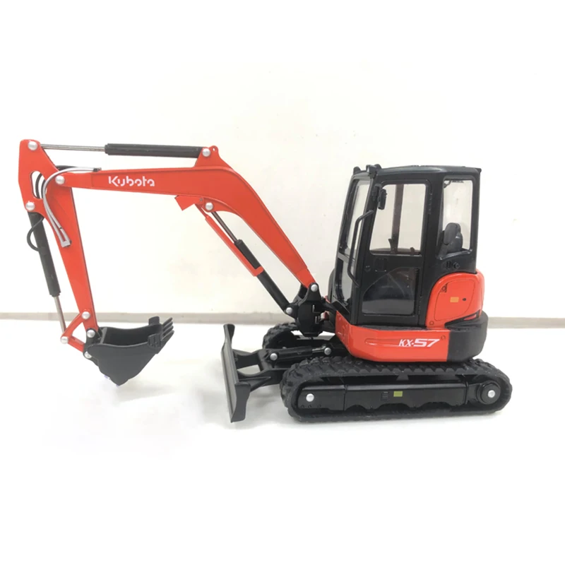 

Diecast 1:24 Scale Kubota KX-57 Mini Excavator Alloy Engineering Vehicle Simulation Model Collection Souvenir Display Gift