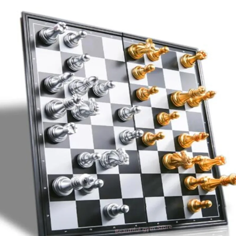 

25/36cm Big Size Medieval Chess Sets With Magnetic Classic Chess Board Kids Pieces Party Design Tablero De Ajedrez Board Game
