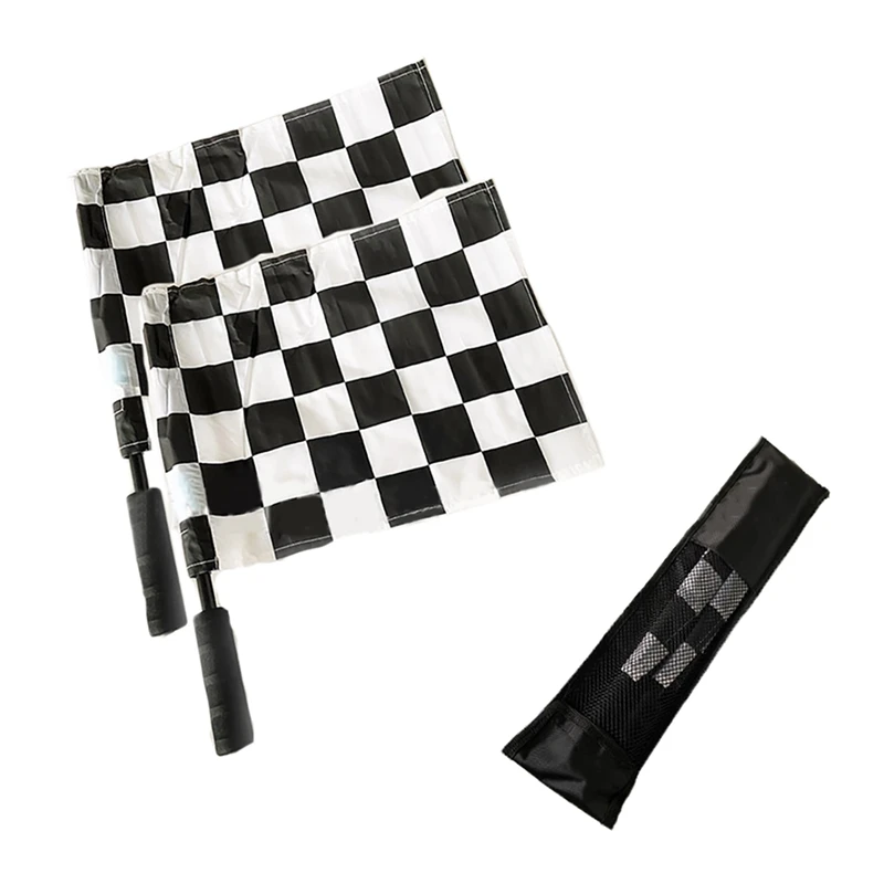 

Hot 2Pcs/Set Soccer Football Referee Flag Fair Play Sports Match Football Linesman Flags Football Sports Equipment