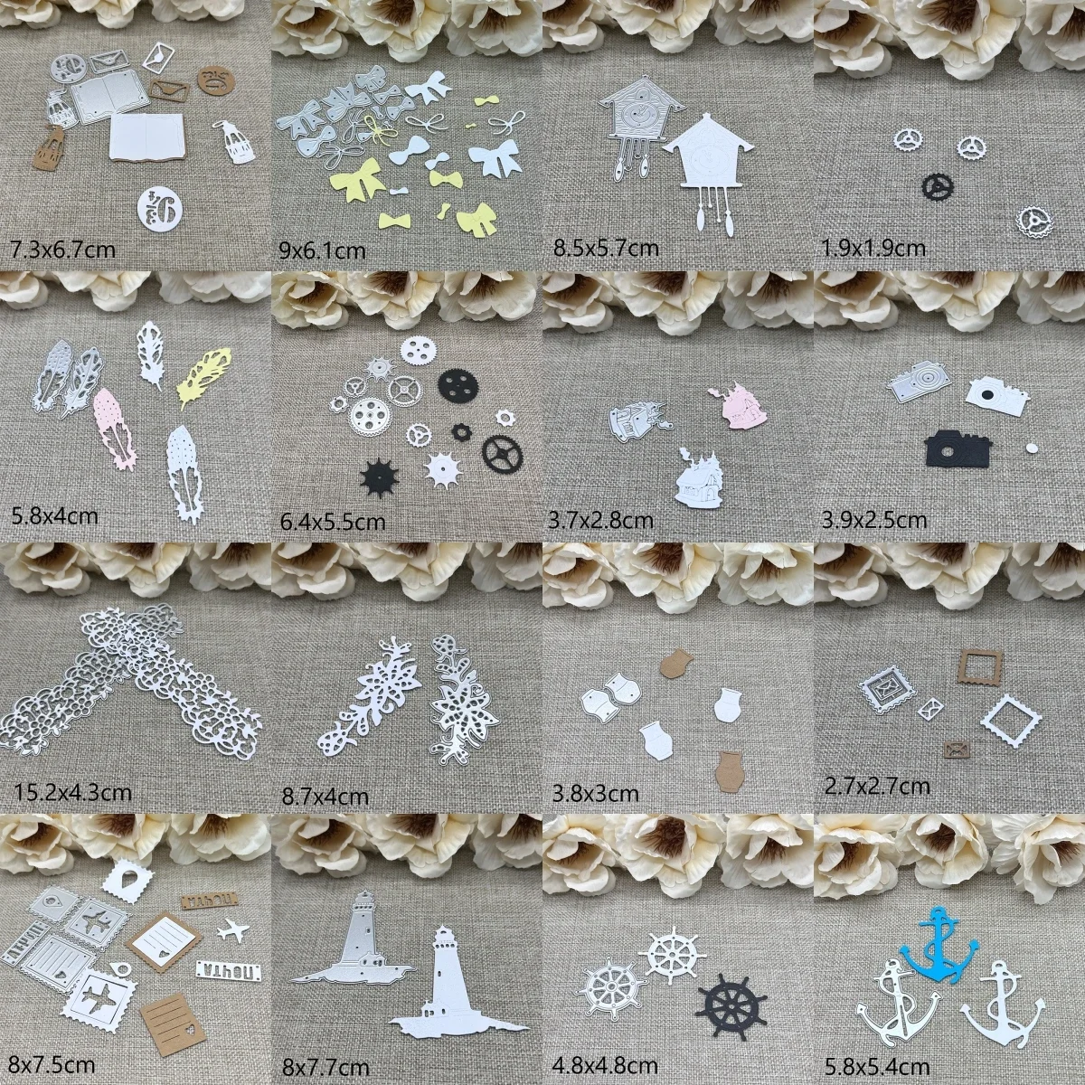 Различные новые серии металлических трафаретов для рукоделия скрапбукинга