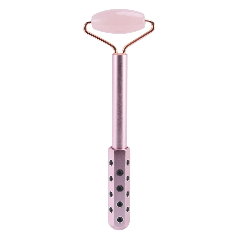 

2-In-1 Germanium Stone &Jade Quartz Roller-Uplifting Tool For Anti-Aging Under Eye Wrinkles Dark Circles Jade Roller