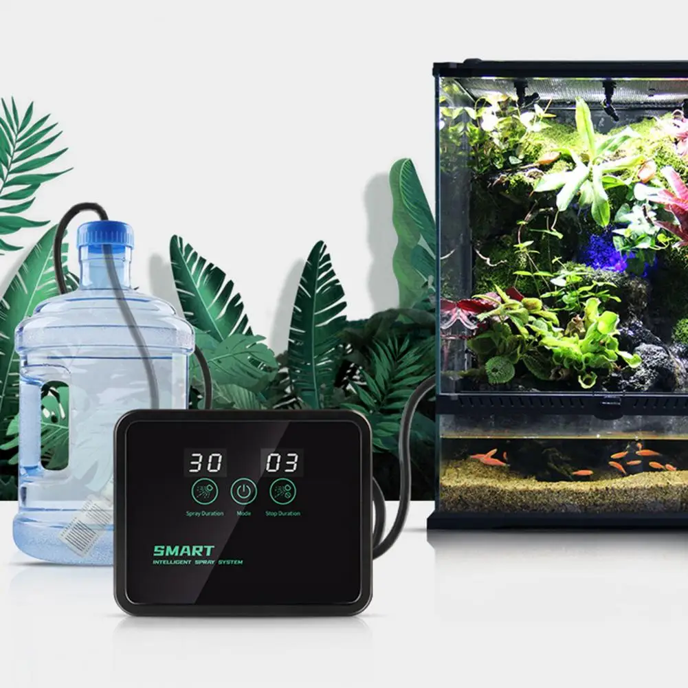 

1 Set Functional Reptile Atomizer Simple Setting Operation Portable Sprinkler Head Timing Controller Automatic Sprayer