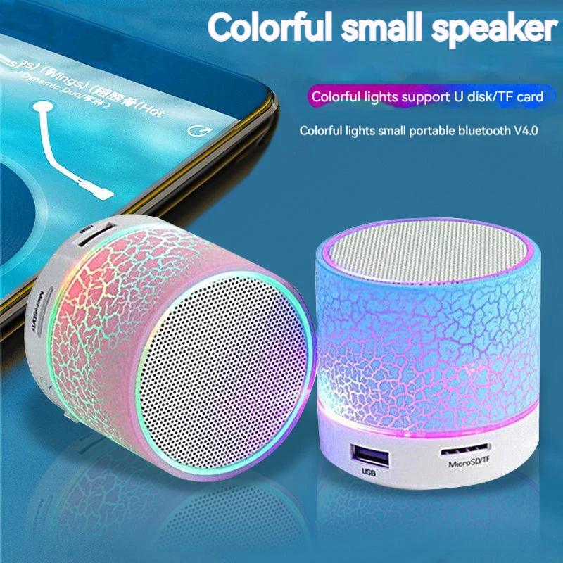 

Портативная карта памяти, Беспроводная мини-Колонка Bluetooth с подсветкой