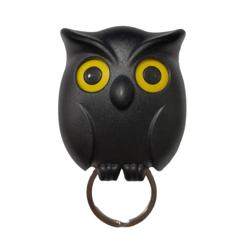 

Owl Key Ring Holder Magnetic Owl Key Holder Easy Installation Wall-mounted Organizer for Home Hallway Night Owl Key for Office