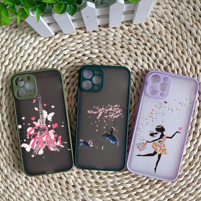 

Eiffel Tower Phone Case For IPhone 14 13 12 11 Mini Pro Max XS X Max XR 8 7 Plus SE 2022 Skin Color Phone Cover