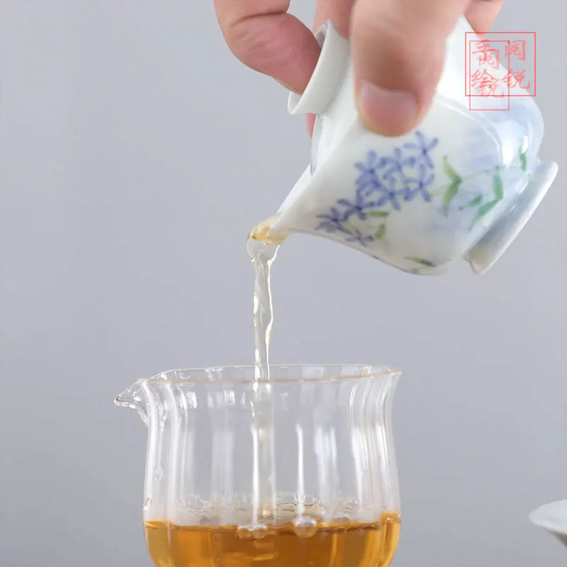 Чайная посуда Gaiwan Chawan набор из чаши для супа китайские кружки кунг-фу фарфоровая