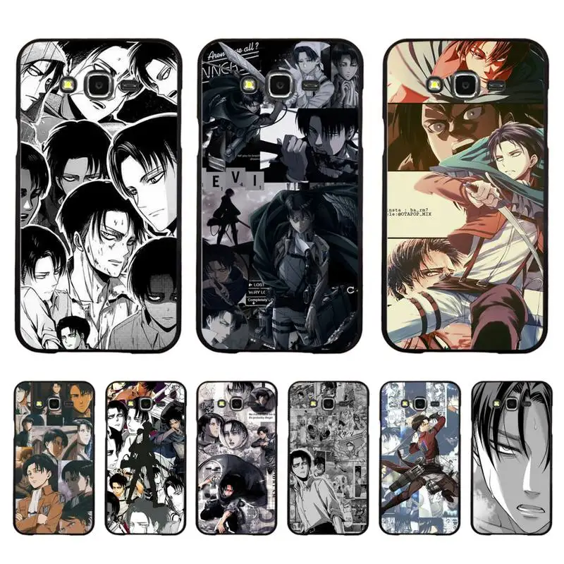

Attack on titan levi Phone Case For Samsung Galaxy J4plus J6 J5 J72016 J7prime cover for J7Core J6plus