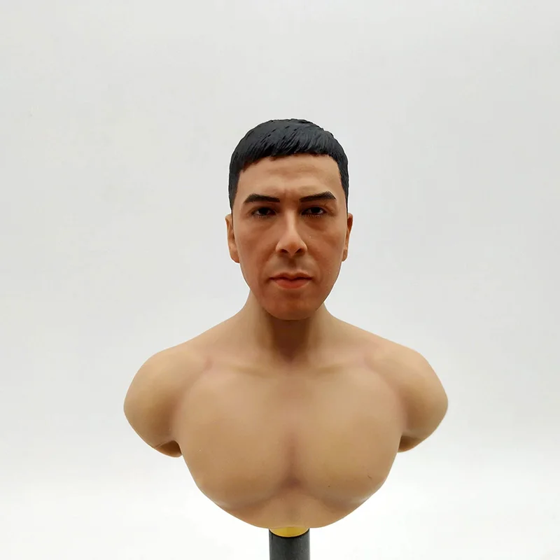 

1/6 Scale Donnie Yen Head Sculpt Wing Chun Yip Man Head Carving Model Toys