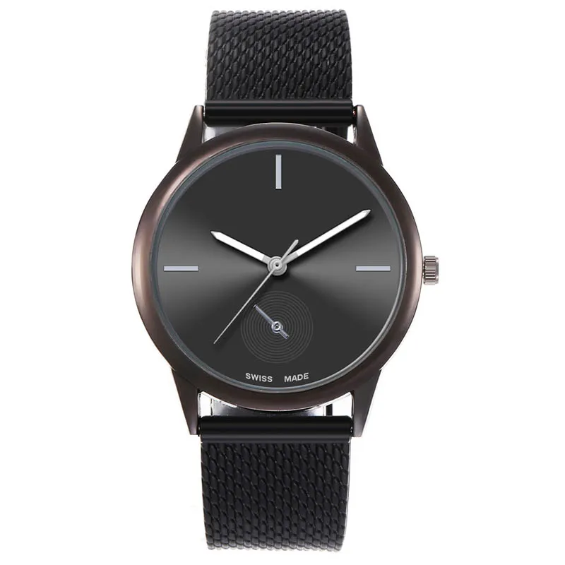 New Hot Selling Casual Simple Scale Dial for Women's Quartz Mesh Band Watch Girlfriend Temperament Gift