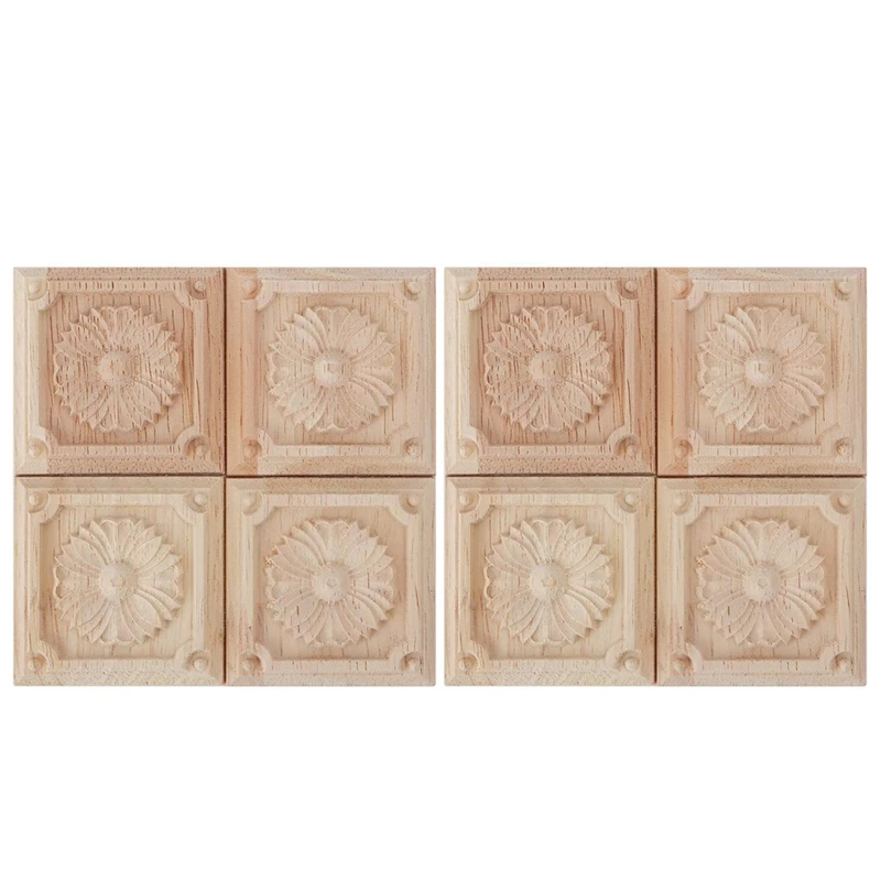 

8 шт., декоративная клетчатая аппликация, 6 х6 см