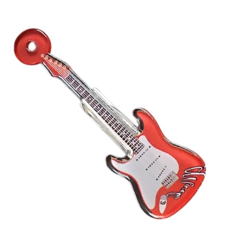 Популярная заколка для волос в виде гитары девочек субкультурная детские