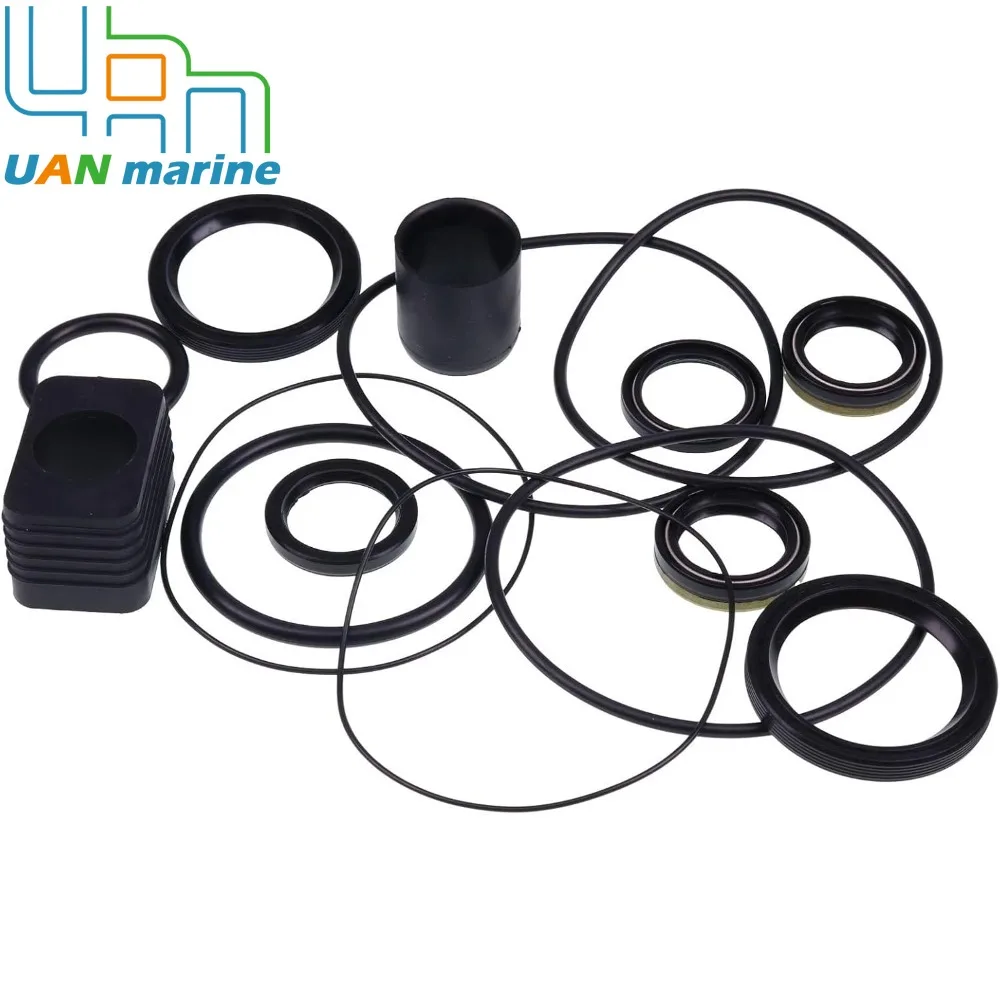 Комплект уплотнений нижнего блока передач лодочного двигателя 3856002 Для