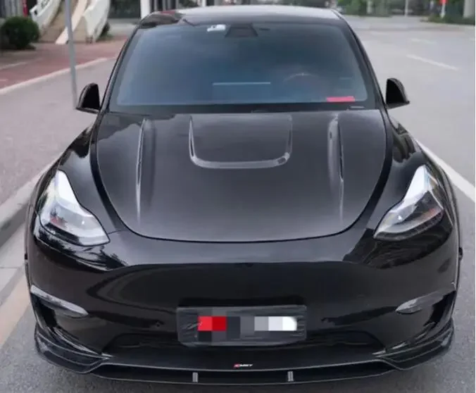 Новинка! Передний бампер из углеродного волокна для автомобиля капот