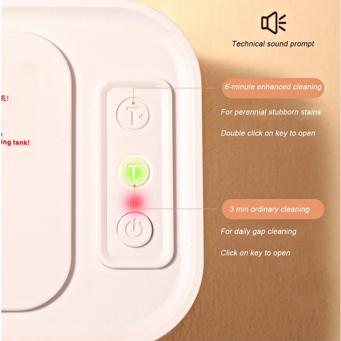 Ультразвуковая чистящая машина 47000 Гц высокочастотная вибрационная мойка