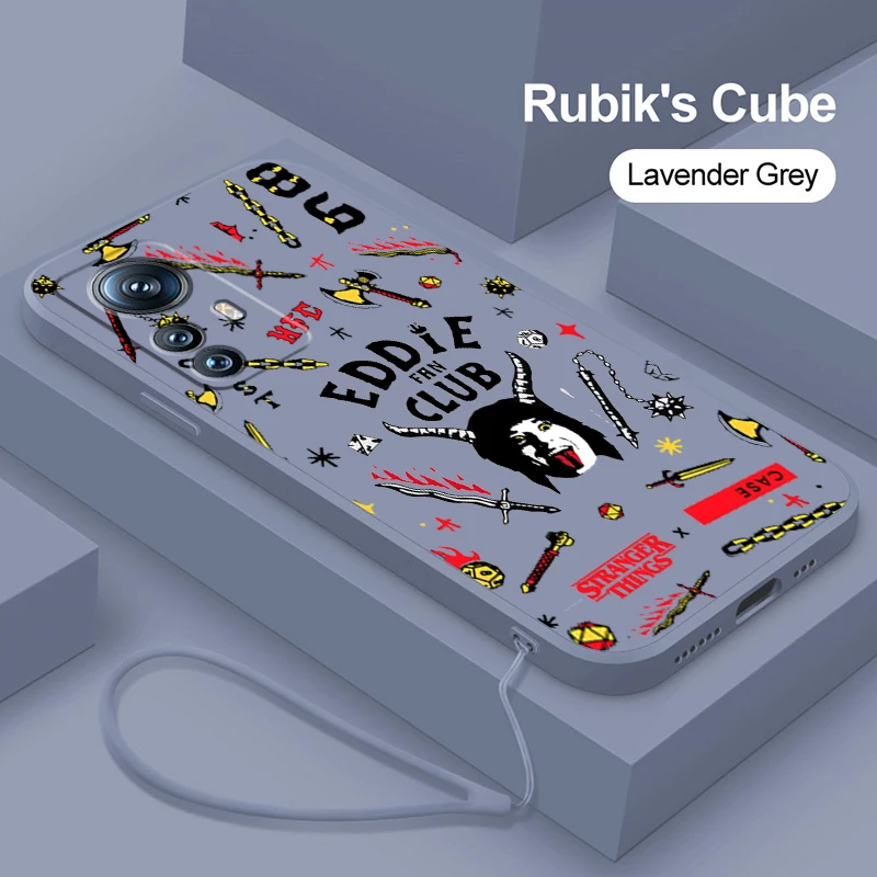 

Luxury Stranger Things Cool Liquid Rope TPU Cover Phone Case For Xiaomi Mi 12S 12 12X 11i 11T 11 10 10S 10T 9 Pro Lite Ultra 5G