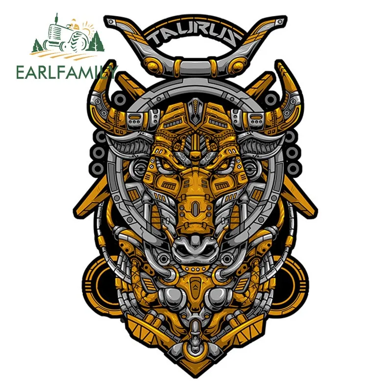 

EARLFAMILY 13 см x 8,8 см Taurus Mecha забавная наклейка для автомобилей Робот наклейки с животными дрейф JDM гоночные автомобильные мотоциклетные наклейк...