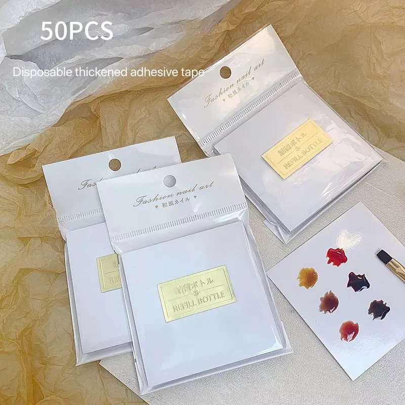 

Nail Color Paper Palette for Gel Polish Palette Mixing Drawing Paint Sticker Pad Manicuring Nail Art Display Tools