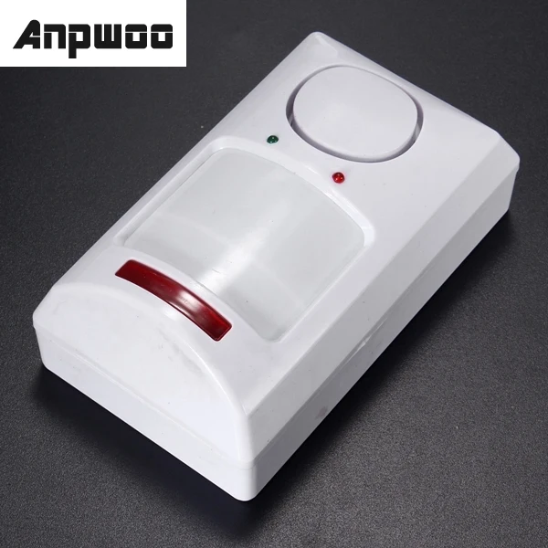 

ANPWOO NEW Portable IR Wireless Motion Sensor Detector + 2 Remote Home Security Burglar Alarm System Easy To use