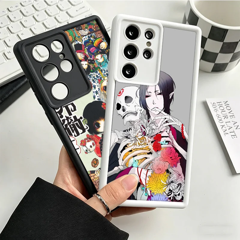 Фото Чехол Hoozuki no Reitetsu для Samsung S25 S26 FE S23 S22 Ultra Galaxy S21 S20 Plus S24 FE, защитный чехол-накладка №1