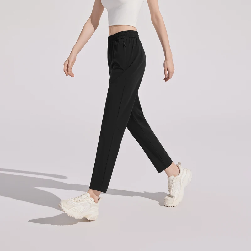 Женские Стрейчевые брюки BOSIDENG с завышенной талией повседневные деловые рабочие