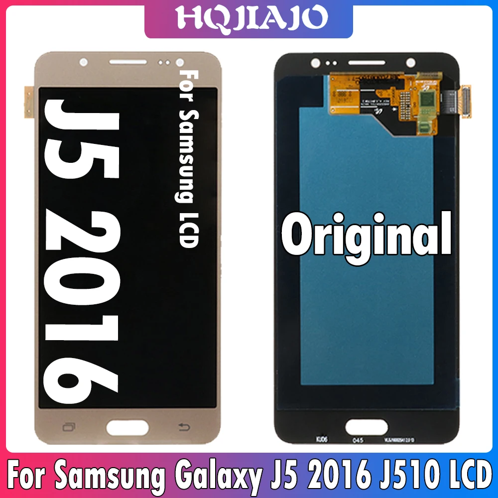 5.2'' Original LCD For Samsung Galaxy J5 2016 Display J510 J510F J510FN J510M Touch Screen Digitizer Assembly - купить по