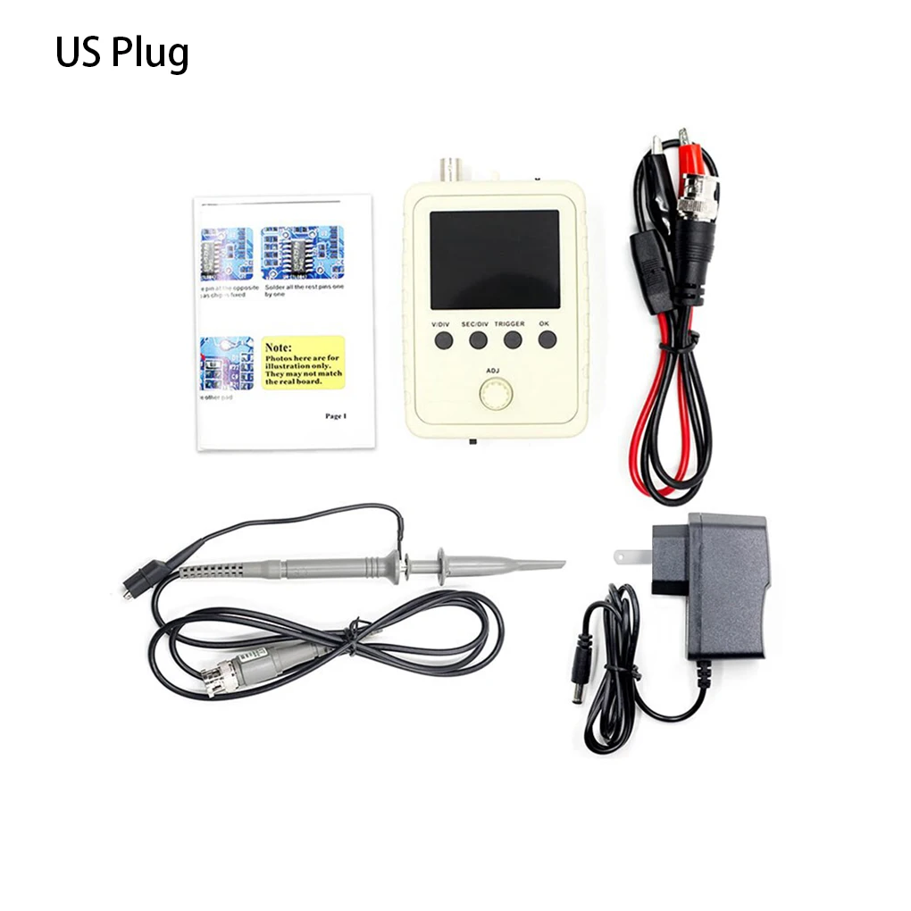 

Digital Oscilloscope DIY Housing 1Msa s Sampling Rate 200Khz Analog Bandwidth Signal Generator for Beginner EU Plug